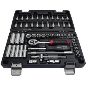 Socket Set 1/4” Dr - 57pcs