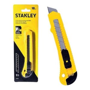 Stanley 25mm Retractable Safety Knife with Snap-Off Blade